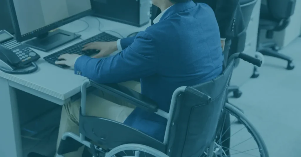 Lawyer making sure that disable employee is being treated equally