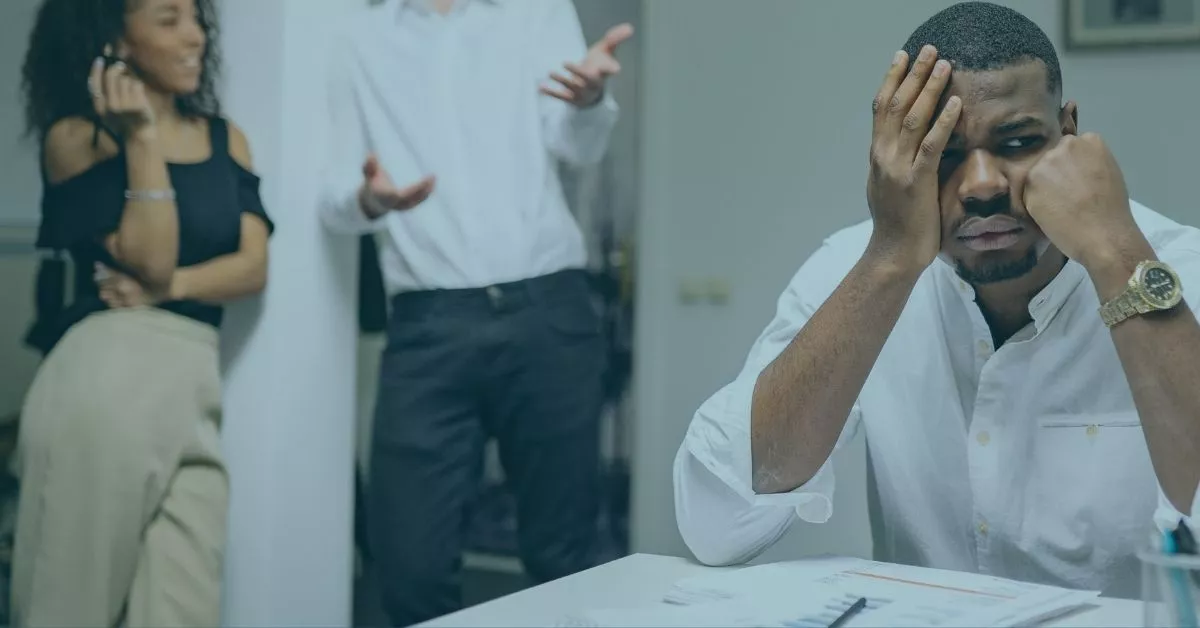 Office worker receiving harassment from his coworkers, illegal under Oregon law.